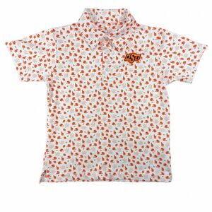 GARB Boys Toddler OSU Earnest All Over Print Embroidered Performance Polo - 2T